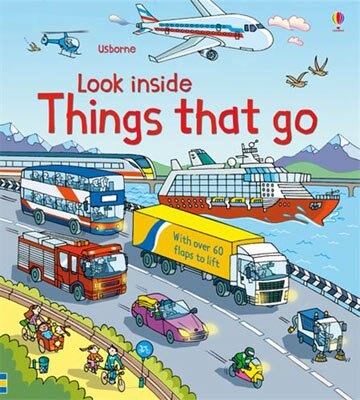 Ancora Usborne con Look Inside: 'Things that go!'